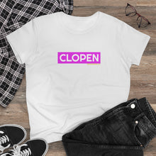 Load image into Gallery viewer, Clopen Women&#39;s Heavy Cotton Tee

